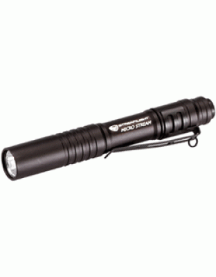 Streamlight Microstream Light - White Led Black W-pocket Clip