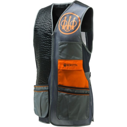 Beretta Men\'s Two Tone Vest - Large Black-orange