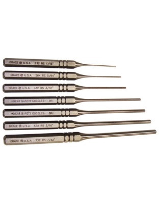 Grace Usa Punch Set - Roll Pin Punch Set Of 7 Steel