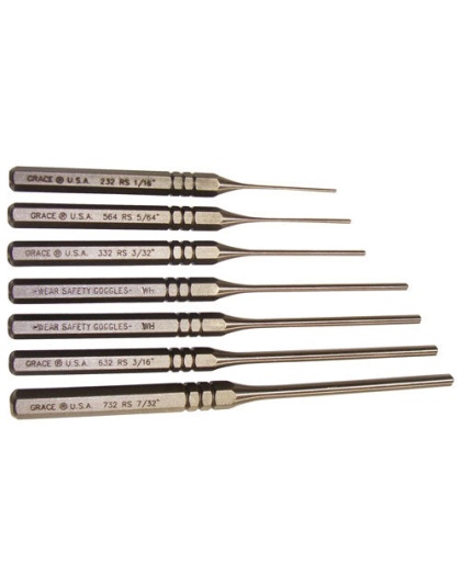Grace Usa Punch Set - Roll Pin Punch Set Of 7 Steel