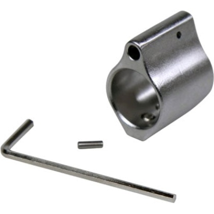 Guntec Low Profile Gas Block - .750 Dia Stainless Steel