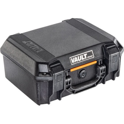 Pelican Vault Medium Pistol - Case W- Foam Black