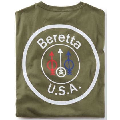 Beretta T-shirt Usa Logo - X-large Od Green