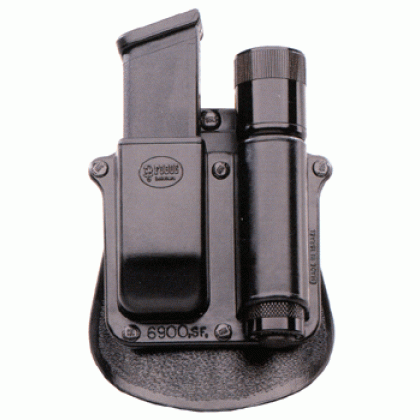 Fobus Flashlight-mag Pouch - Paddle Style Double Stack Mag