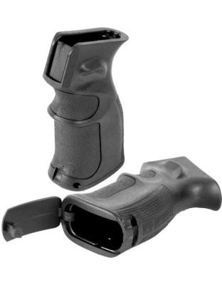 J&e Ak47 Ergonomic Operator - Pistol Grip Single Groove Blk
