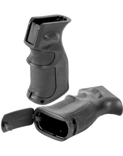 J&e Ak47 Ergonomic Operator - Pistol Grip Single Groove Blk