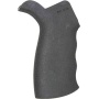 J&e Textured Rubbered Pistol - Grip W-storage Black