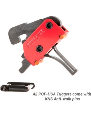Pof-usa Trigger 3.5lb Straight - Drop-in W-kns Pins For Ar-15