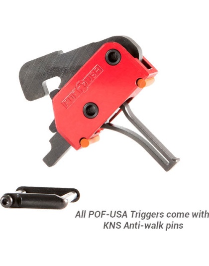 Pof-usa Trigger 3.5lb Straight - Drop-in W-kns Pins For Ar-15