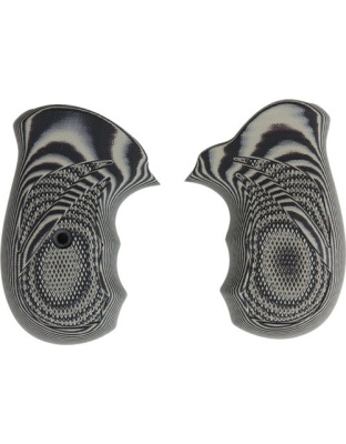 Pachmayr G10 Grips Ruger Sp101 - Grey-black Checkered
