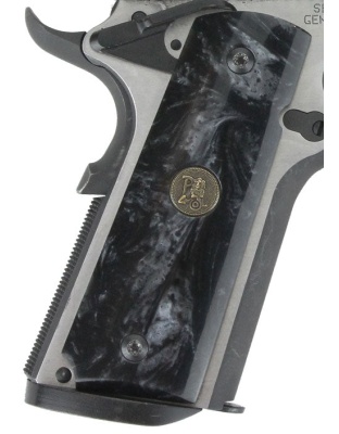 Pachmayr Grips 1911 Full Size - Black Pearl Smooth