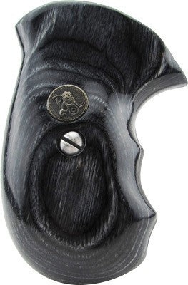 Pachmayr Laminated Wood Grips - S&w J-frame Blk-gray Smooth<