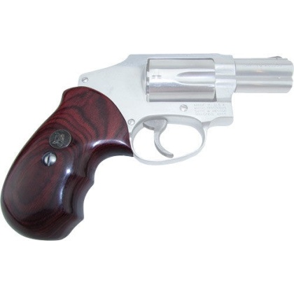 Pachmayr Laminated Wood Grips - S&w J-frame Rosewood Smooth