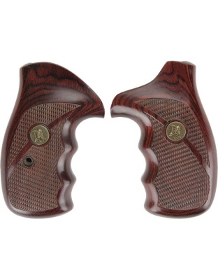 Pachmayr Laminated Wood Grips - S&w K&l-frame Rnd Butt Rosewd