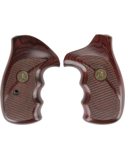 Pachmayr Laminated Wood Grips - S&w K&l-frame Rnd Butt Rosewd