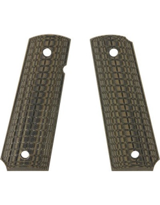Pachmayr Dominator G10 Grips - For 1911 Green-black Grappler