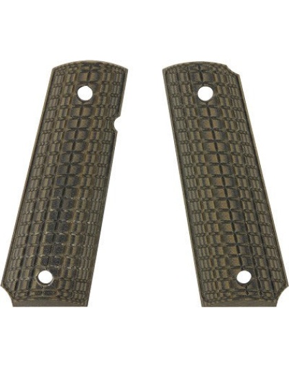 Pachmayr Dominator G10 Grips - For 1911 Green-black Grappler