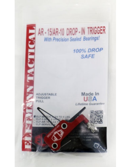 Elftmann Trigger Ar-15 Match - Straight Socom Adj 2.75-4lbs.