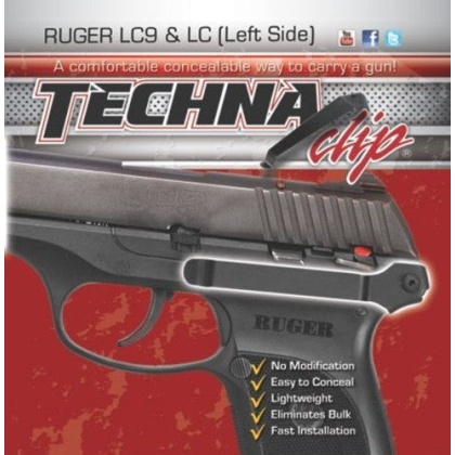 Techna Clip Handgun Retention - Clip Ruger Lc9-lc380 Left