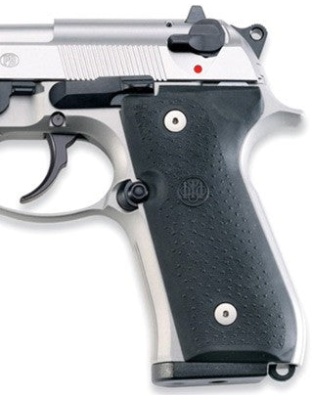 Beretta 92-96 Grip Panels - Rubber Black