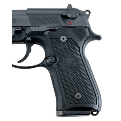 Beretta Grips 92-96 Factory - Black Plastic