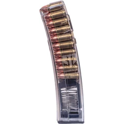 Ets Magazine Hk Mp5 9mm 20rd - Translucent