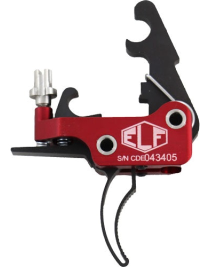 Elftmann Trigger Ar-10 Match - Curved Finger Adj 2.75-4lbs.