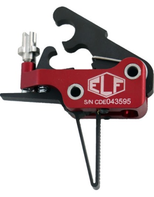 Elftmann Trigger Ar-10 Match - Straight Finger Adj 2.75-4lbs.