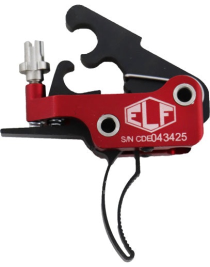 Elftmann Trigger Ar-9 Curved - Finger Adj 2.75-4lbs. Mil-spec