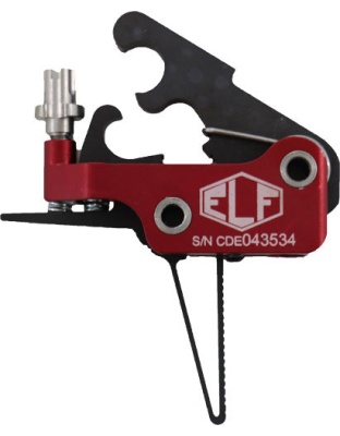 Elftmann Trigger Ar-9 Straight - Finger Adj 2.75-4lbs. Mil-spec