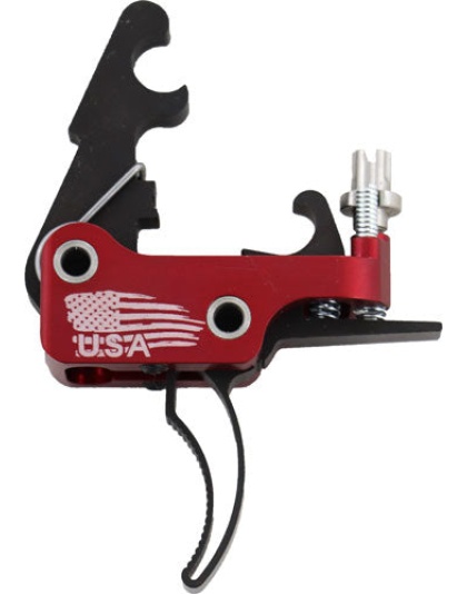 Elftmann Trigger Ar-10 Match - Curved Finger Adj 2.75-4lbs.