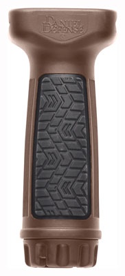 Daniel Def. Vertical Foregrip - Brown For Picatinny Rail
