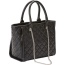 Bulldog Concealed Carry Purse - Quilted Tote Style Black