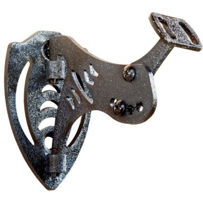 Skull Hooker Bone Bracket - Black