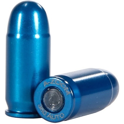 A-zoom Metal Snap Cap Blue - .380acp 10-pack