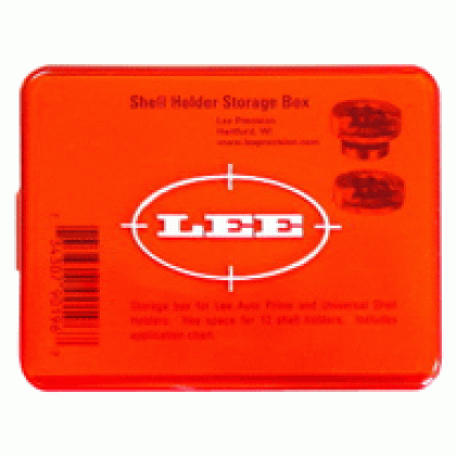 Lee Shellholder Storage Box - Empty Red Plastic