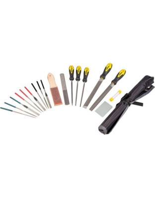 Wheeler File Set Professional - Gunsmithing W-storage Pouch