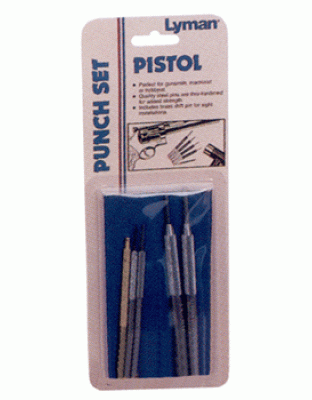 Lyman Pistol Punch Set - 5 Punches