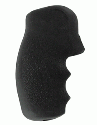 Hogue Grips S&w J Frame Rubber - Round Butt Monogrip Black