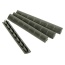 Ergo Grip Rail Cover Wedge Lok - Keymod Od Green 4pk