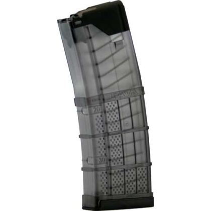 Lancer Magazine L5awm Ar-15 - .300blk 30rd Translucent Smoke